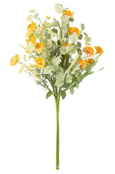 Blumenstrauß Mix Blumen Kunststoff Gelb - (43891)